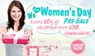 DinoDirect: Women’s Day Pre-Sale 10% OFF $38+