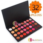 BuyinCoins: 50% OFF 32 Color Lip Gloss Makeup Palette