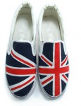 Milanoo: 15% OFF Union Jack Canvas TPR Sole Womens Painted Shoes