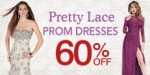 Dressale: 60% OFF Pretty Lace Prom Dresses