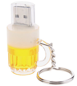 8GB beer mug shaped USB flash drive