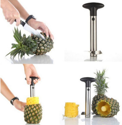 Novelty Stainless Pineapple Peeler