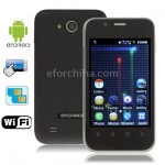 H3030 Black, Android 2.3.6 Version, Wifi Bluetooth FM function 3.5 inch Capacitive Touch Screen Mobile Phone