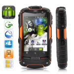 3G Android Phone "FortisX" - Dual SIM, 3.2 Inch Touch Screen, GPS, Rugged Waterproof, Dustproof, Shockproof