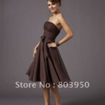 Isabufei Hot selling wholesale Large discount chiffon bridesmaid dress