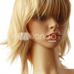 Women's Blond Short Curly Cosplay Wig
