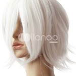 Women's White Short Wig